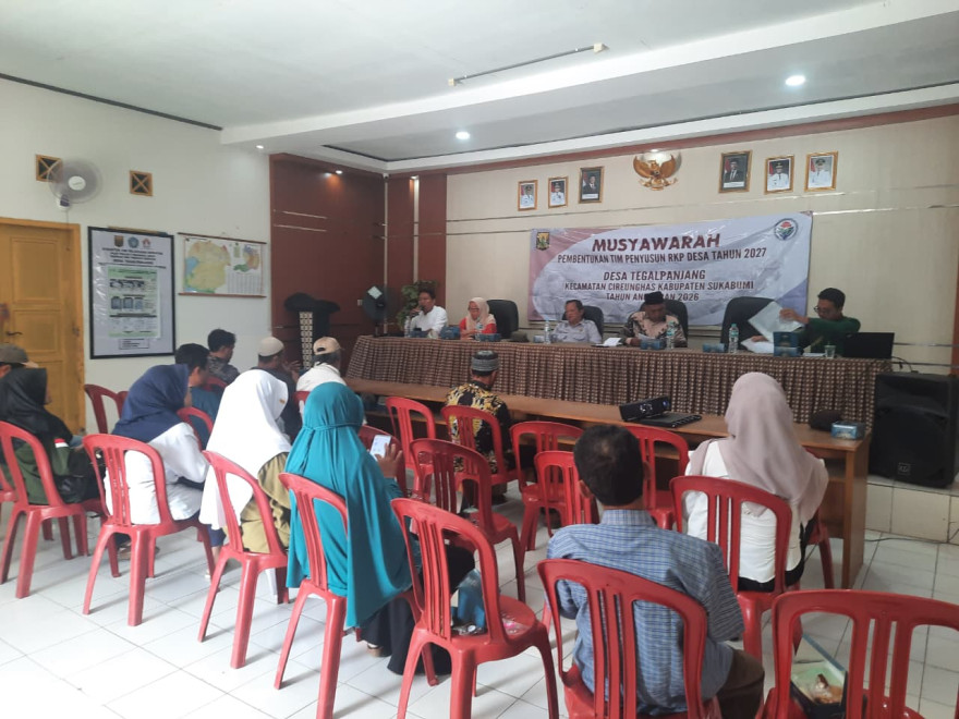 Pemerintah Desa Tegalpanjang Resmi Bentuk Tim Penyusun RKP Desa Tahun 2027