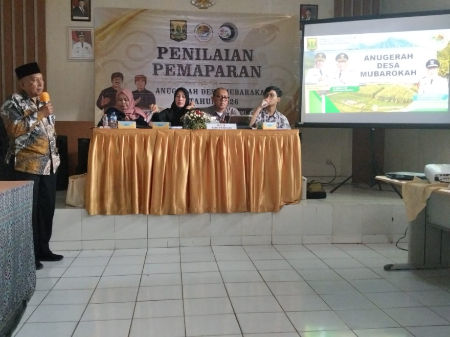 Desa Tegalpanjang Ikuti Tahapan Ekspose Lomba Anugerah Desa Mubarokah Tingkat Kabupaten Sukabumi Tahun 2026